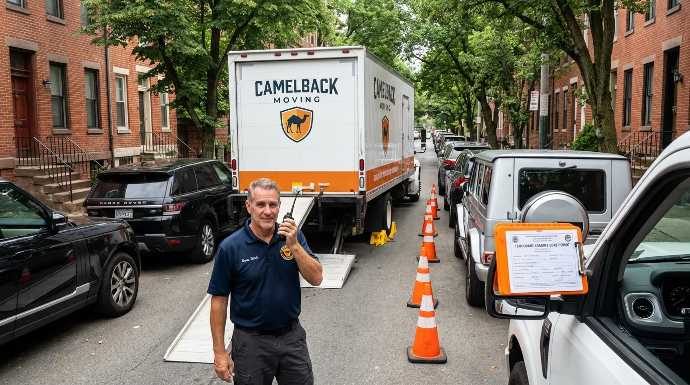 City street loading permit setup in Coxsackie, NY